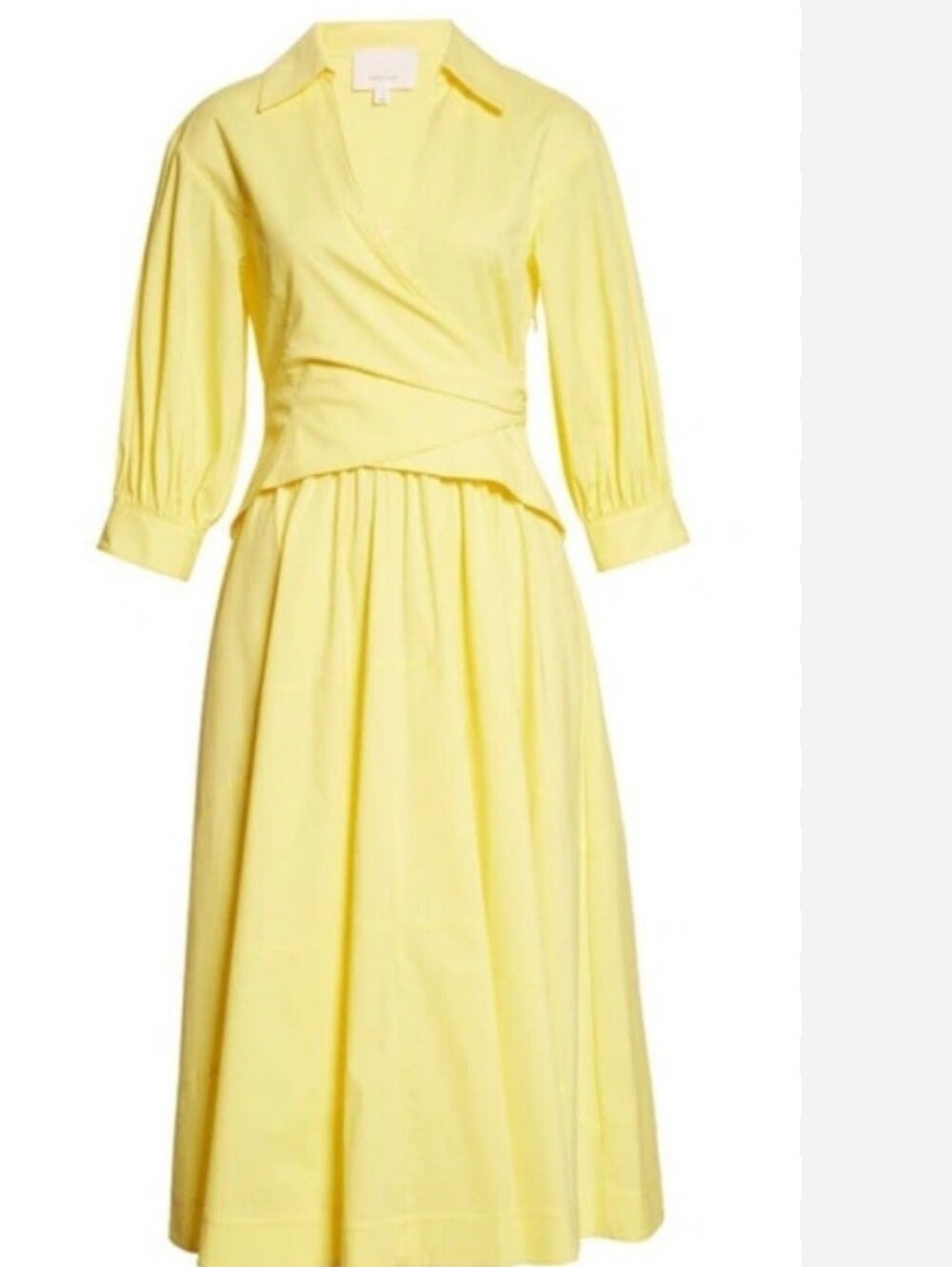 Cinq a Sep Midi tiared collard Dress